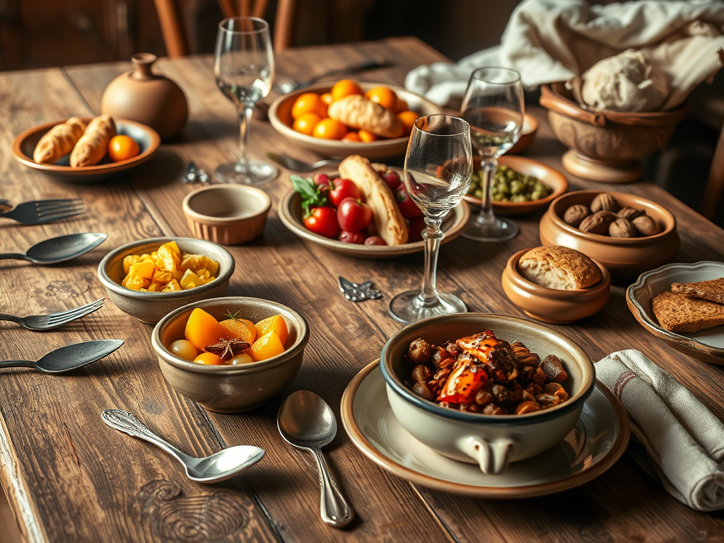 Die Stilepochen in der Esskultur